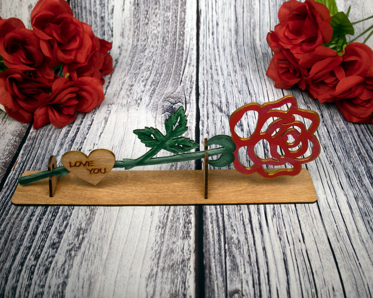 Wooden Rose